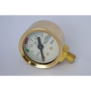Elektra Micro Casa Pressure Gauge - Brass