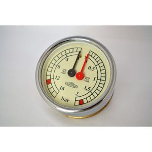 Elektra Pressure Gauge - White Face