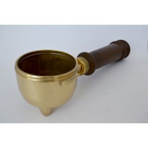 Elektra Micro Casa Leva Group Handle - Wood and Brass