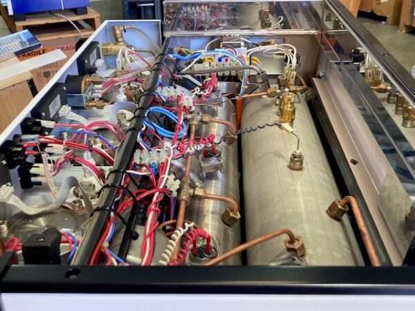 La Marzocco Linea Classic 3 group Coffee Machine Boiler Internals Electrics Refurbished Custom Paint Espresso Equipment